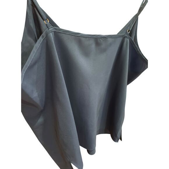 NWOT Veronica Beard Blue 100% Silk Camisole Blouse, Adjustable Straps 10 - Picture 11 of 15